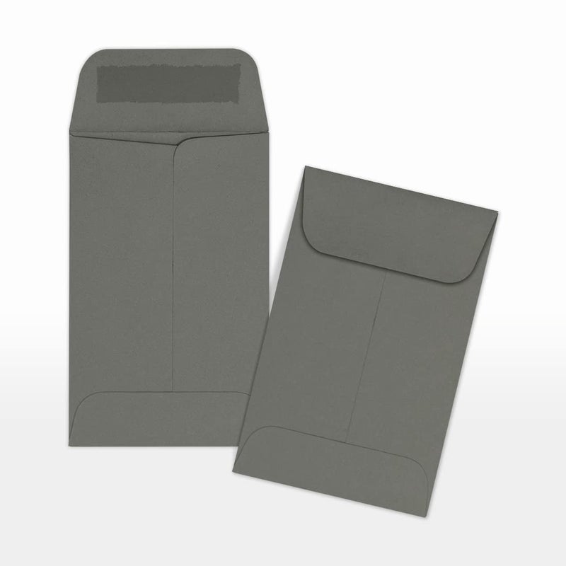 Envelopes.com LUXPaper Coin Envelopes, Smoke, 2 1/4-Inch x 3 1/2-Inch, 50-Count - Image 4
